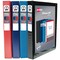 Avery Show-Off Standard View 3 Ring Binder, 1" Round Rings, 175-Sheet Capacity, 1.4 Inch Wide Spine, Color Will Vary (Black, Light Blue, Navy Blue, or Red), Ideal for Lightweight Organization and Occasional Referencing (12789)